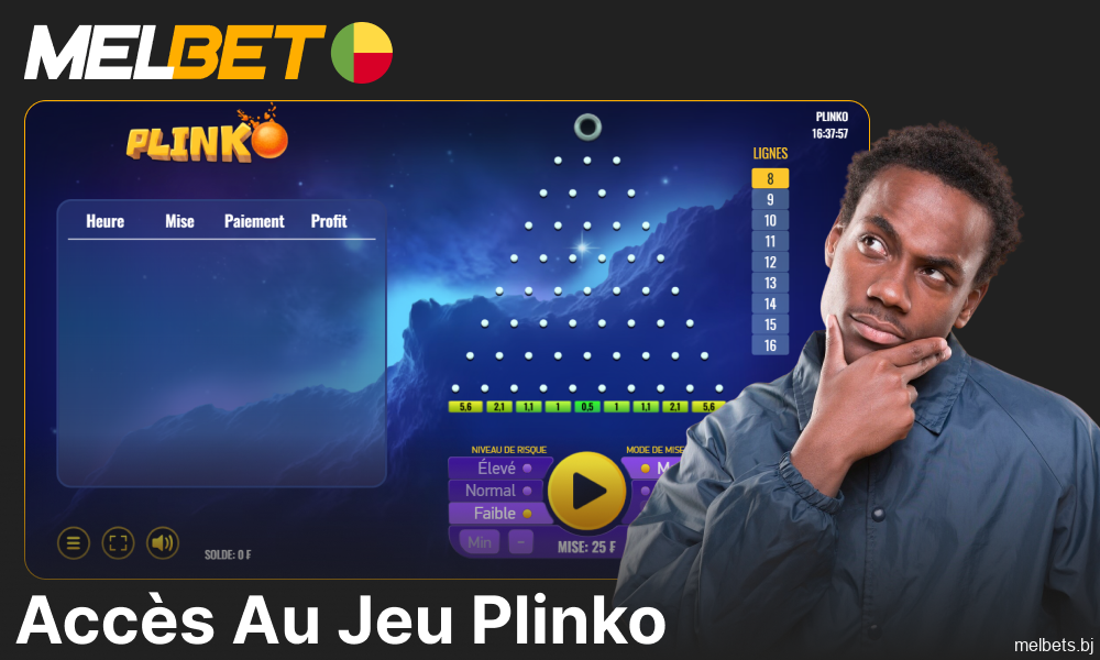 Les principales caractéristiques du jeu Plinko de Melbet au Bénin