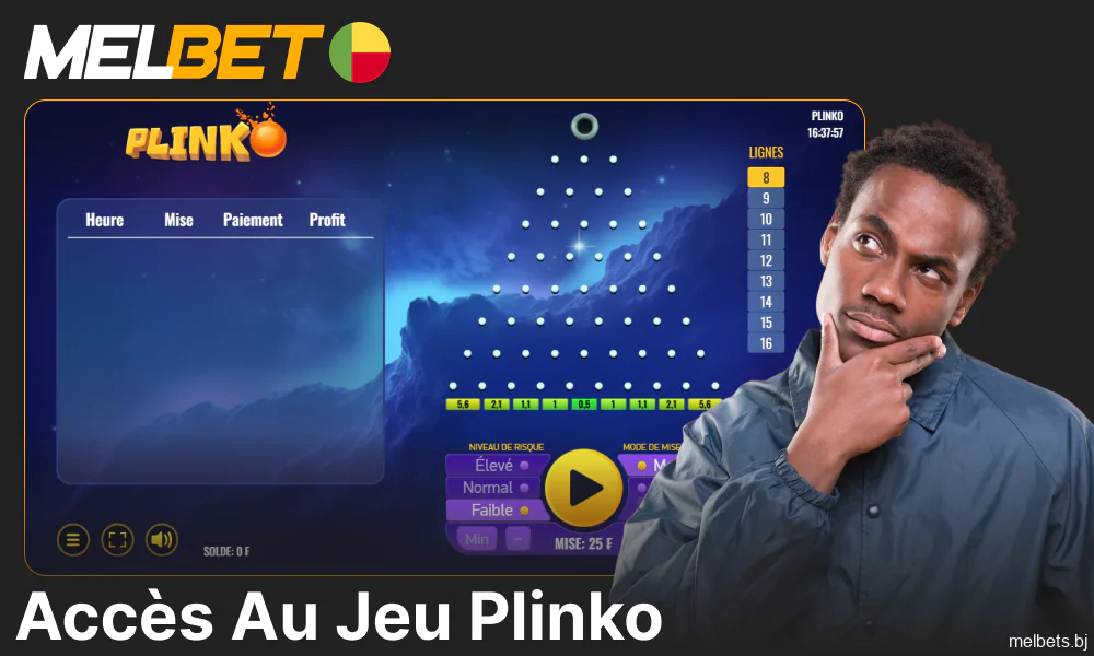 Les principales caractéristiques du jeu Plinko de Melbet au Bénin