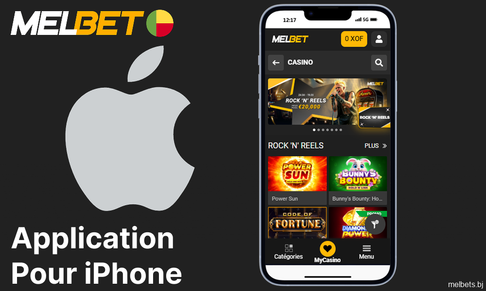 L'application mobile Melbet pour iOS disponible pour les joueurs du Bénin