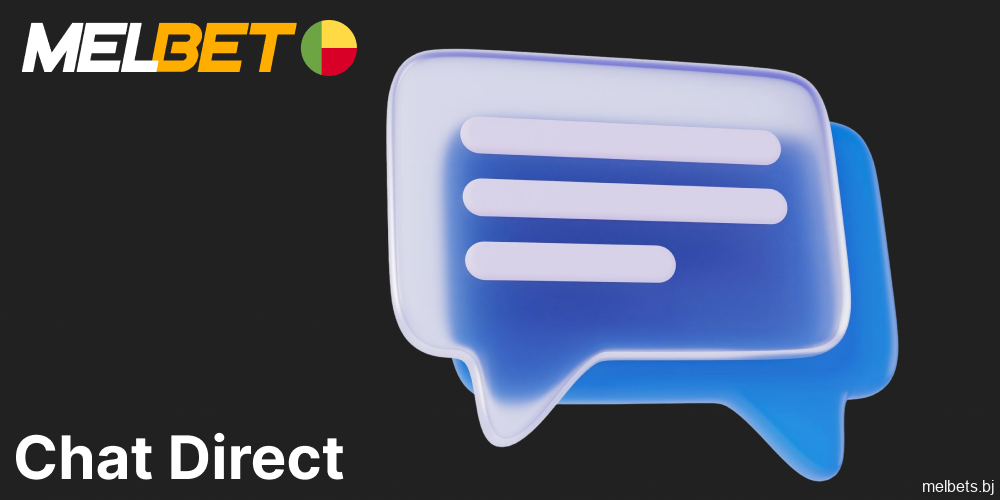 Contacter Melbet Bénin par chat en ligne