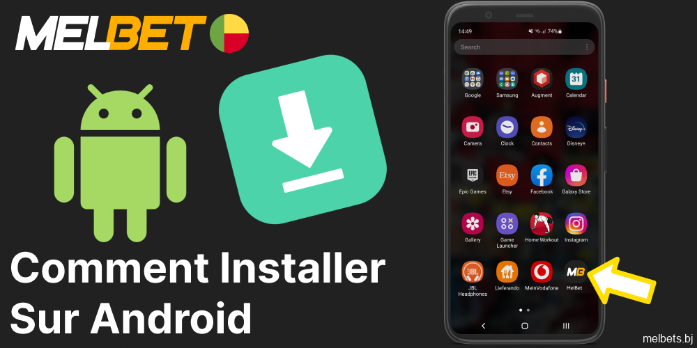 Guide d'installation de l'application Melbet sur Android pour les joueurs du Bénin