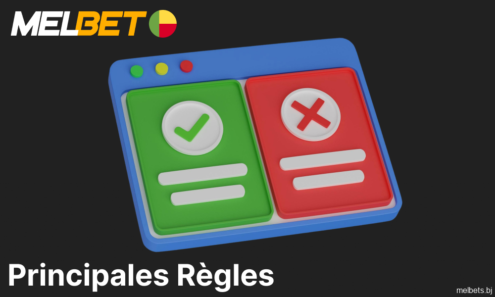 Les principales règles d'enregistrement de Melbet pour les joueurs du Bénin